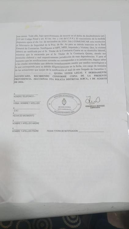 Denuncia a Corina Jimenez 2