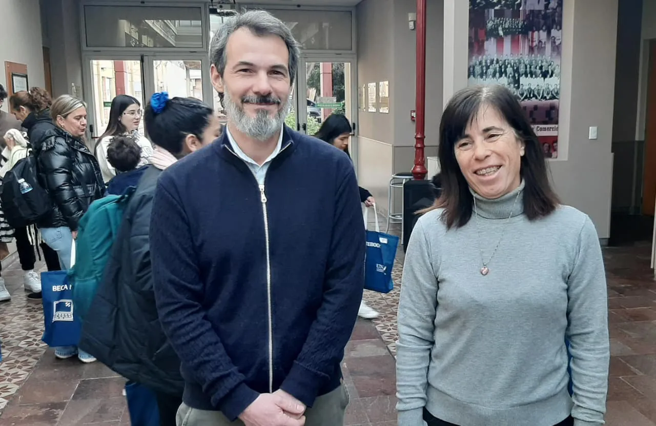 Laura Iriarte y Lucio Caruzzo