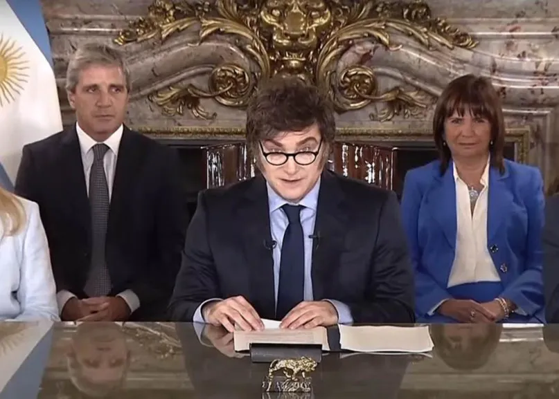 Milei - cadena nacional