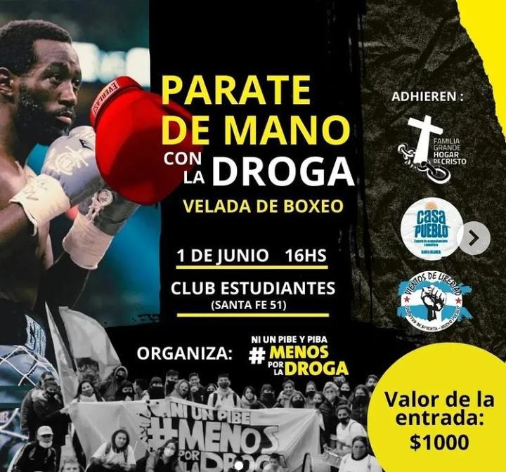 Velada de boxeo contra la droga