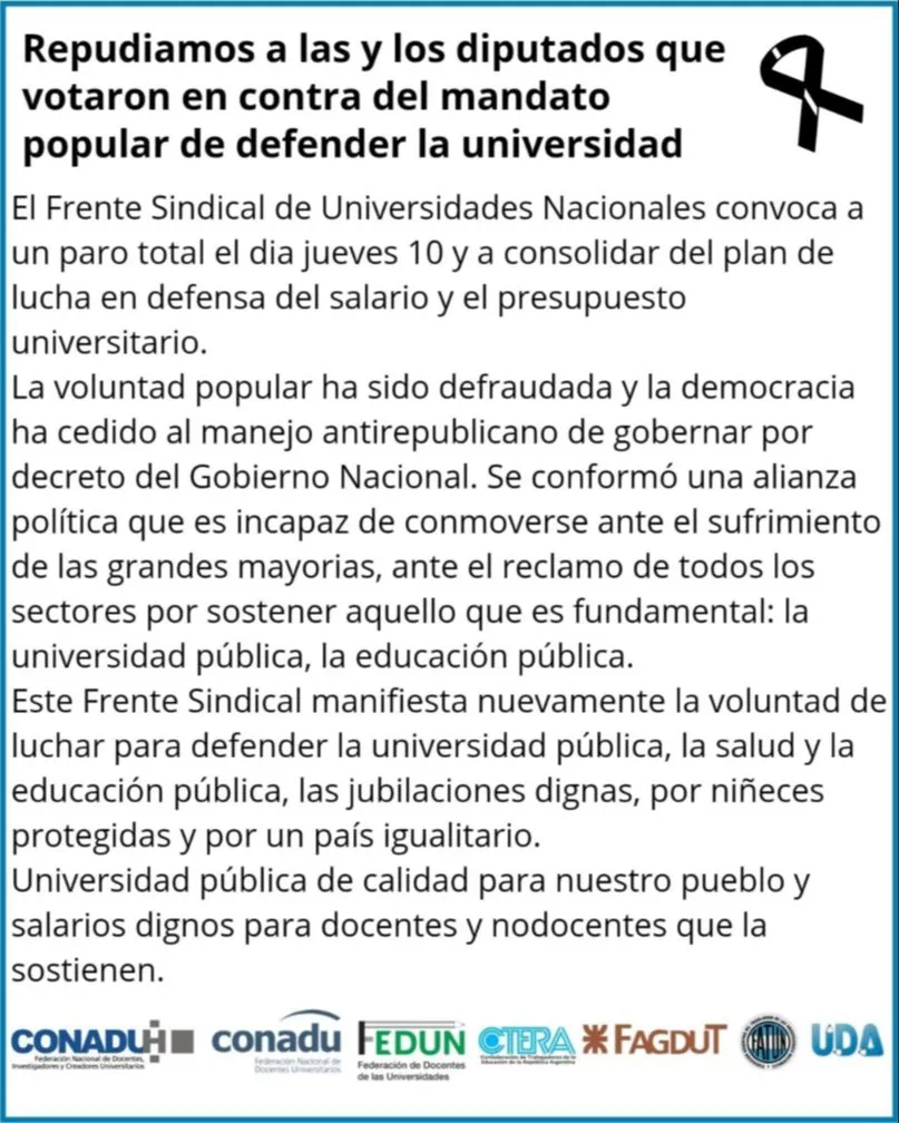 Veto Universitario