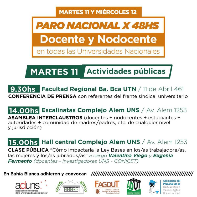 Paro nacional docente